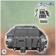 3.jpg Sci-Fi armored futuristic vehicle carcass with tracks and open cargo door (7) - Future Sci-Fi SF Post apocalyptic Tabletop Scifi Wargaming Planetary exploration RPG Terrain