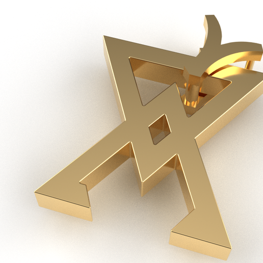 Arsenic Alchemy Symbol Pendant