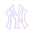 New York Yankees 1931-1972 Jersey Logo custom decal [STK-MLB-NYY