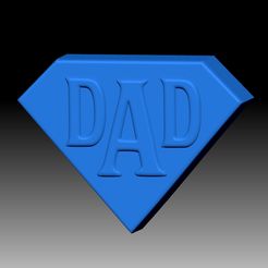 Dad.jpg Archivo STL DAD CHAMPÚ SÓLIDO Y MOLDE PARA BOMBA DE JABÓN・Modelo imprimible en 3D para descargar
