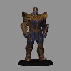 01.jpg Thanos - Guardians of the Galaxy LOW POLYGONS AND NEW EDITION