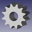 z12.png ANSI 25 // gear wheel // STL file