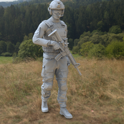 soldado.17.png STL file SPECIAL FORCES SOLDIER WALKING V3・3D printer model to download