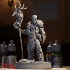 Druid_M_01.jpg Archivo STL Aventurero - Druida Masculino・Design para impresora 3D para descargar