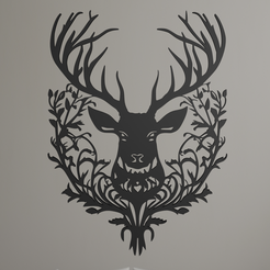 Deer-2.png Archivo STL Ciervos・Modelo de impresora 3D para descargar