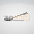 teaspoon_main7.jpg Tea Spoon - Teaspoon, Kitchen tool, Kitchen equipment, Cutlery, Food, dining cutlery, decoration, 3D Scan, STL File