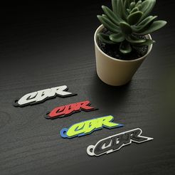 IMG_1081.jpg 3D file Cbr Keychain・3D printer model to download