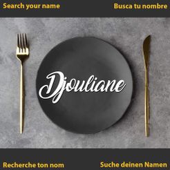 Djouliane.jpg STL file Djouliane・3D printer model to download
