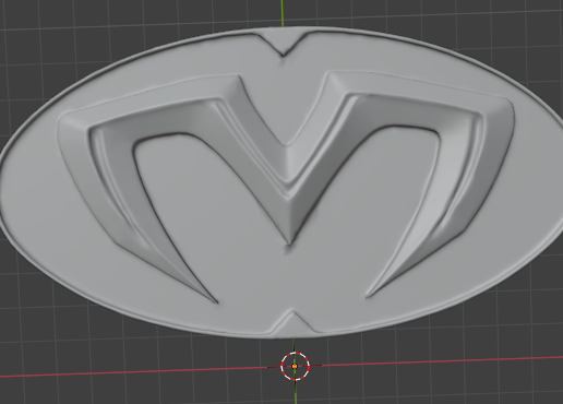 M&S hyundai emblem 3D model