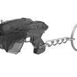 Snub_Pistol_Keychain_1.2650.jpg Keychain - Snub Pistol - Gears of War - Printable 3d model - STL files
