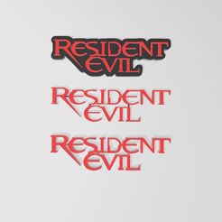 11.jpg STL file RESIDENT EVIL LOGO SET・3D print object to download