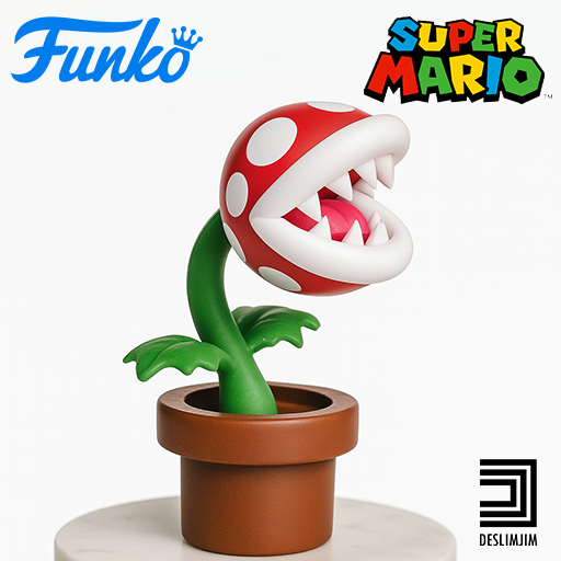 Piranha Plant - Super Mario Bros Nendoroid Funko pop 3D File for 3D  printingCults