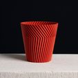 angled_geometric_pencil_cup_slimprint_2.jpg Angled Pencil Cup, Desk Organizer (Vase Mode)