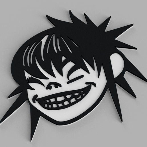 1.png Noodle - Gorillaz Logo Wall Picture