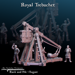TrebuchetPoster.png 3D file Royal Trebuchet・3D printable model to download
