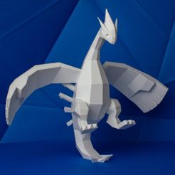 Lugia.jpg Fichier 3MF Lugia LOW POLY POKEMON・Design imprimable en 3D à télécharger