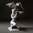 04 DSC_7471p.jpg Archivo STL Mujer y dragón・Diseño para descargar y imprimir en 3D