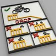 Dropp.jpg Funny MTB Drop Warning Sign Model for Sale - A Whimsical Twist to Bike Path Safety!