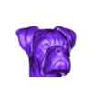 Boxer Dog Head.stl Tête de chien Boxer
