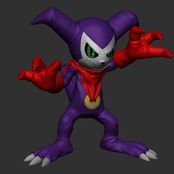 Impmon.jpg Archivo STL Impmon - Digimon・Objeto de impresión 3D para descargar