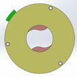 Rotating Iris mechanism-2 blades-5.jpg STL-Datei Rotating iris diaphragm-2 blades・3D-druckbares Modell zum Herunterladen