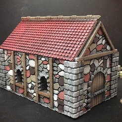 Capture d’écran 2017-06-15 à 10.54.49.png Free STL file Medieval Cottage (15mm scale)・Model to download and 3D print