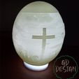 IMG_20230125_124032711.jpg Cross Easter Egg LIGHT, TEALIGHT, READING LIGHT, PARTY LIGHT