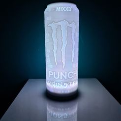 310651586_631224141815905_7886216680636721085_n.jpg STL file monster energy punch MIXXD lithophane lamp・3D print design to download