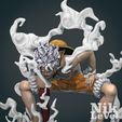 Luffy-9.jpg Luffy Nika One Piece 3D Printable