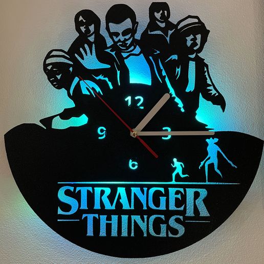 Strangers Things Clock 3D model