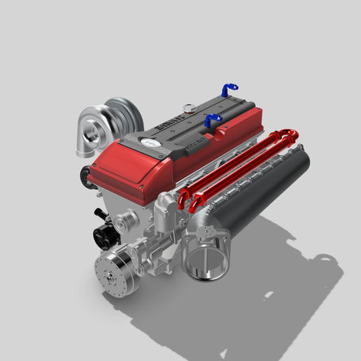IMG_6772.png Ford Barra Turbo Engine LOW POLY