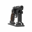 4.jpg Deckard's Pistol - Blade Runner - Printable 3d model - STL + CAD bundle - Personal Use