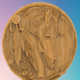 3.png Horse's head 5 3D MODEL STL FILE FOR CNC ROUTER LASER & 3D PRINTER