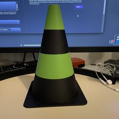 IMG_8969.jpg Datei STL Verkehrskegel - Pylon・Design für 3D-Drucker zum herunterladen