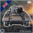 5.jpg Valentine Mark Mk. IX infantry tank - UK United WW2 Kingdom British England Army Western Front Normandy Africa Bulge WWII D-Day