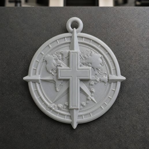 Mission to the Ends of the Earth Medal 3D Print Model