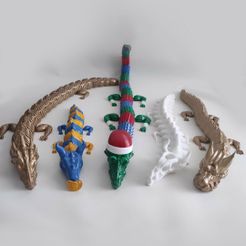 1.jpg Fichier 3D Énorme collection de dragons personnalisable・Objet imprimable en 3D à télécharger