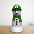 Luigi.0.jpg STL file Luigi Snowman・3D printer design to download