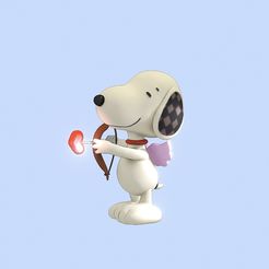 snoopy-cupido.jpg Télécharger fichier STL Cupidon Snoopy • Plan imprimable en 3D, JessyNiceToys