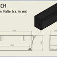 h.png 3-Achs LKW Umbau Set 1/16 3D Druck passt für LKW von Bruder