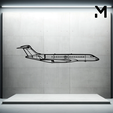 pa32r-301.png Wall Silhouette: Airplane Set