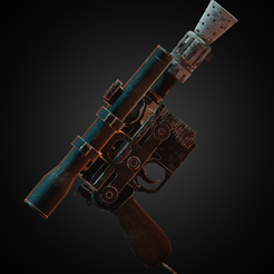 HanSoloBlaster_1.png Archivo STL Star Wars Han Solo Blaster・Modelo de impresión 3D para descargar