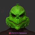 The_Grinch_Helmet_3D_Print_01.jpg The Grinch Mask Christmas Costume Xmas Helmet  Cosplay