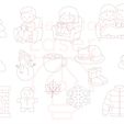 winter-laser-cut-file-vector-dog-cat-jacket-snowflake-snowman-snow-gloves-3.jpg Hiver - Vecteurs pour la découpe laser