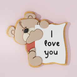 Valentine-bear-i-love-you-without.png Bear I love you #1 CookieCutter