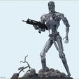 S-80.jpg Terminator T-800 Endoskeleton Salvation Diorama T2 Improved Version