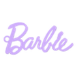 Barbie.stl Брелок с логотипом Барби