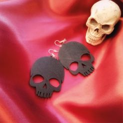 calaveras.jpg Fichier STL Boucles d'oreilles "Calavera" (crâne)・Objet pour impression 3D à télécharger