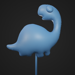 Brontosaurus_1.png Archivo STL Brontosaurio de dibujos animados・Modelo de impresión 3D para descargar