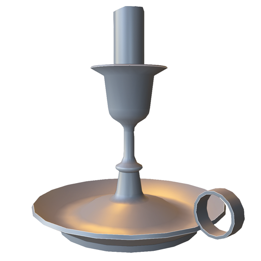 Vintage Chamberstick Candle Holder